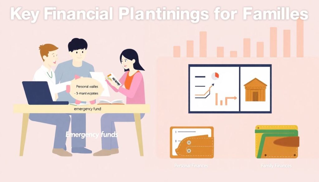 Финансовое планирование для фрилансера с семьей и детьми - иллюстрация