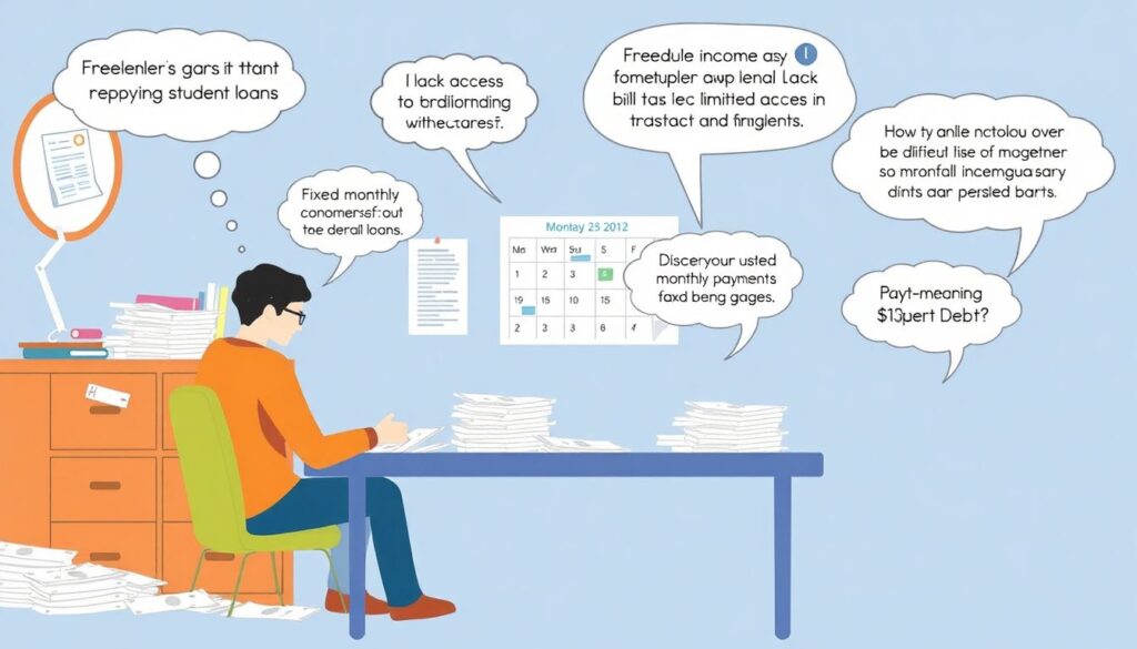 Как управлять долгом по студенческому кредиту, если вы фрилансер - иллюстрация
