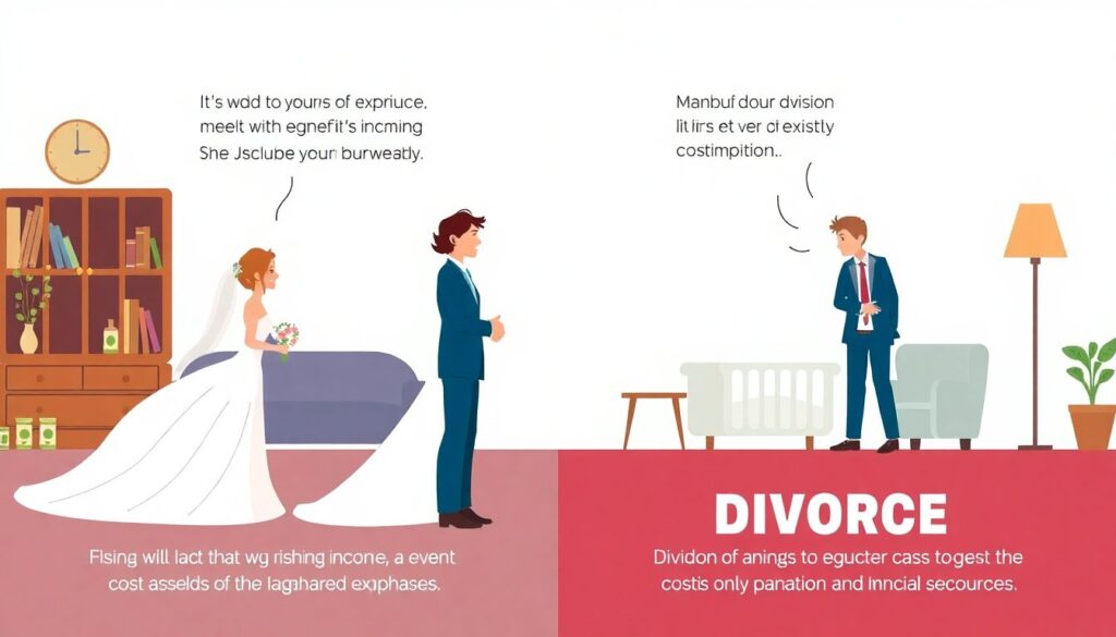 Как составить финансовый план на случай серьезных жизненных изменений (свадьба, развод) - иллюстрация