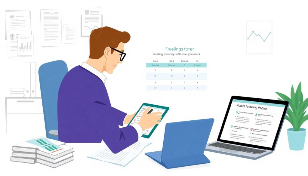 Как выбрать факторинговую компанию для фрилансера - иллюстрация