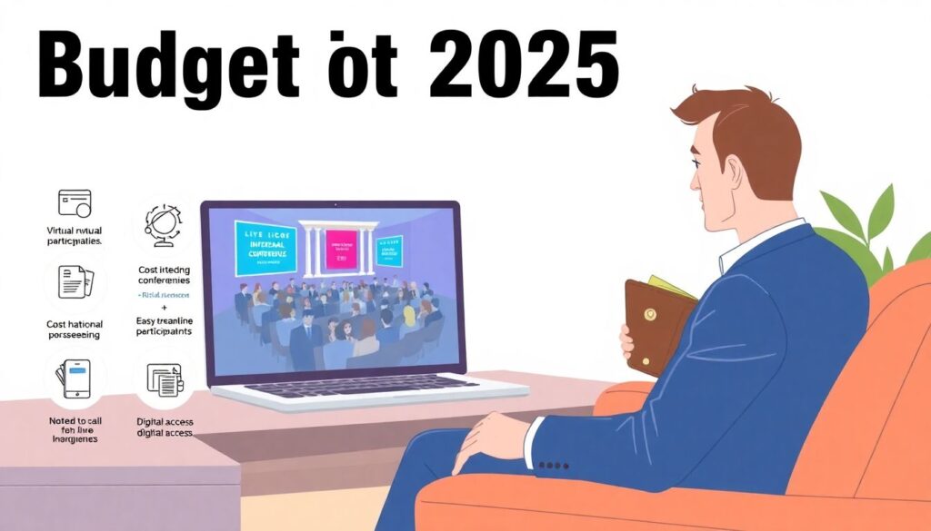 Как составить бюджет для участия в конференциях и профессиональных мероприятиях - иллюстрация