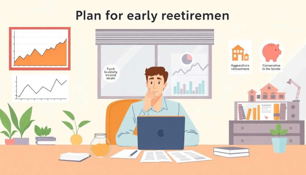 Как фрилансеру составить финансовый план для раннего выхода на пенсию - иллюстрация