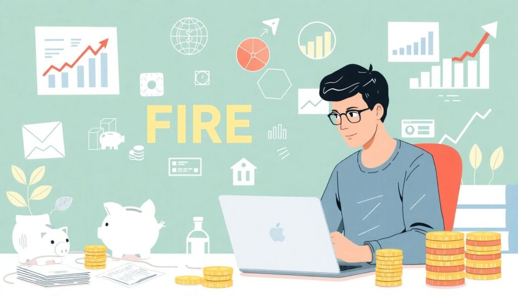 Как фрилансеру составить финансовый план для раннего выхода на пенсию - иллюстрация