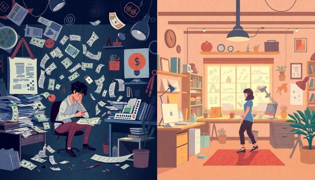 Как управлять финансами творческому предпринимателю эффективно и без стресса Как управлять финансами, если вы творческий предприниматель - иллюстрация