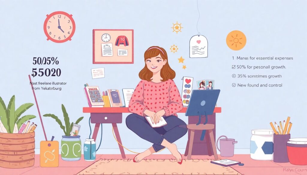 Как управлять финансами, если вы художник или дизайнер - иллюстрация