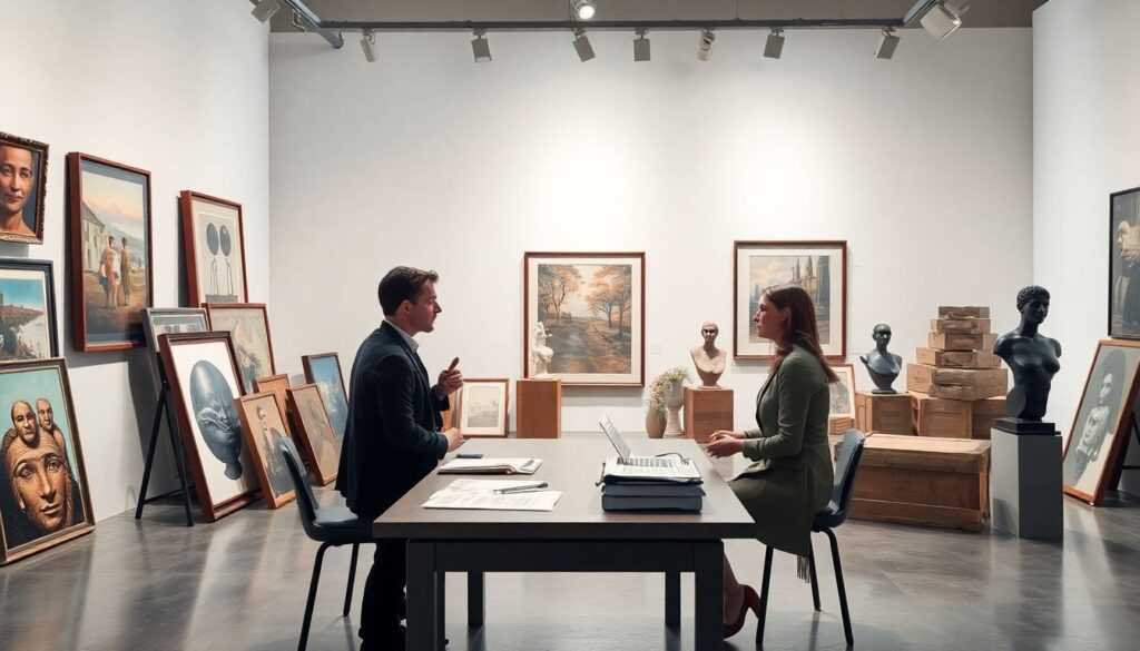 Что нужно знать фрилансеру о продаже своих работ через галереи и онлайн-платформы - иллюстрация