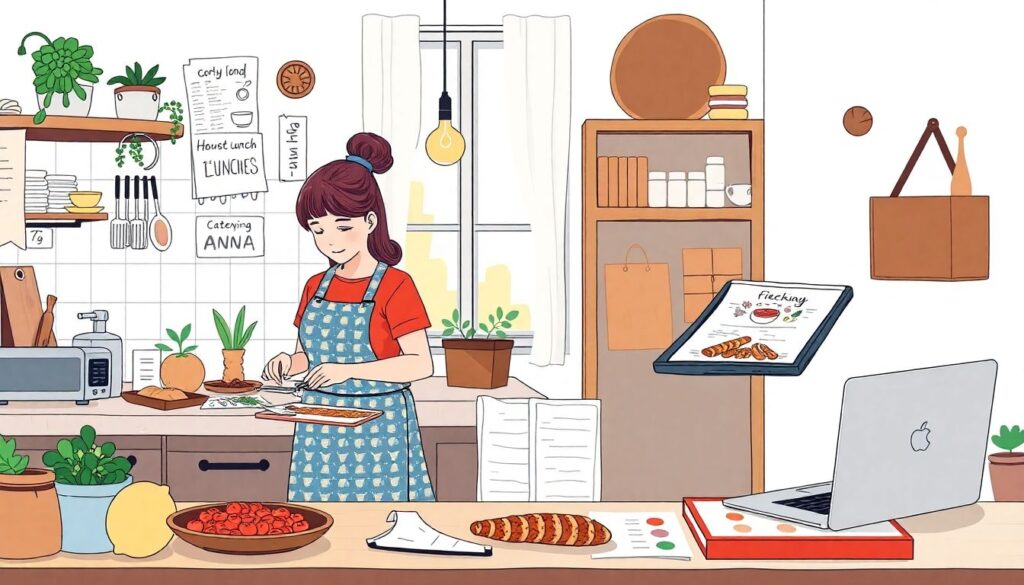 Финансовый план фрилансера для открытия кейтеринга или ресторана с нуля Как фрилансеру составить финансовый план для создания собственного кейтерингового бизнеса или ресторана - иллюстрация