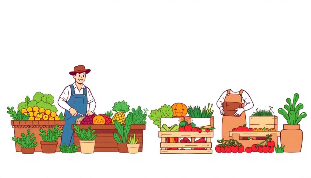 Как выбрать, где продавать продукцию: фермерский рынок, Csa и другие варианты Как выбрать, где продавать свою продукцию (фермерские рынки, CSA и т.д.) - иллюстрация