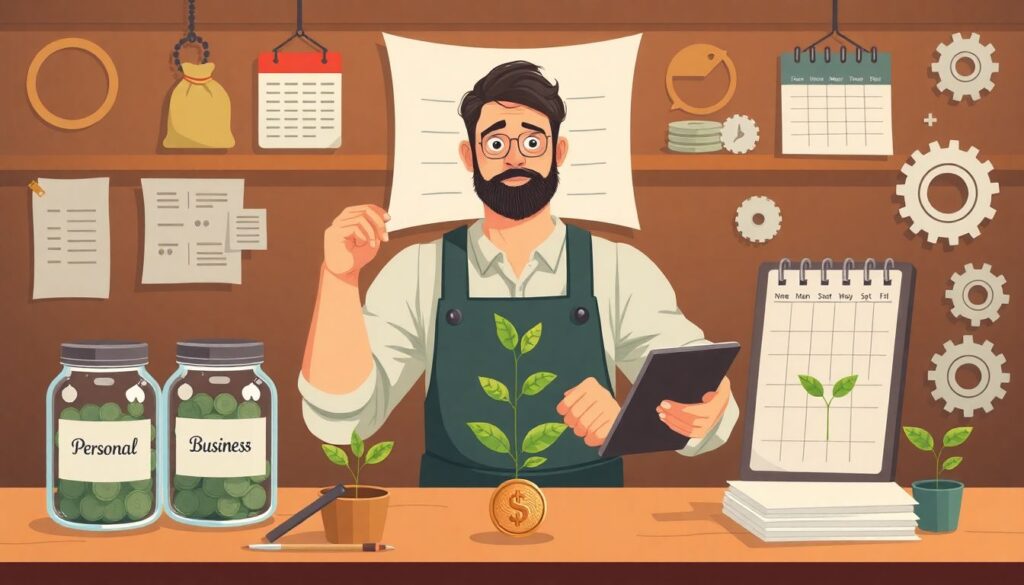 Управление финансами для мастеров и ремесленников: советы по личному бюджету Как управлять финансами, если вы мастер или ремесленник - иллюстрация