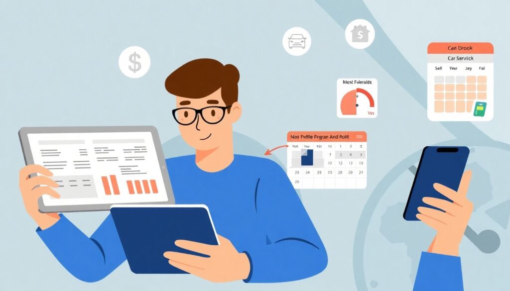 Управление финансами для водителей райдшеринга и доставки: советы по доходам и расходам Как управлять финансами, если вы водитель (райдшеринг, доставка) - иллюстрация