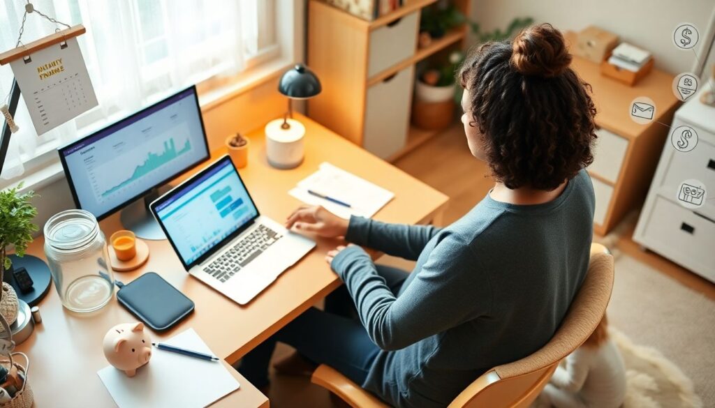 Управление финансами для родителя-одиночки-фрилансера: советы по стабильному бюджету Как управлять финансами как родитель-одиночка-фрилансер - иллюстрация