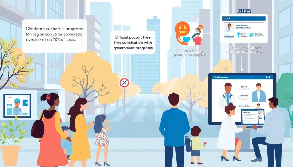 Лучшие способы найти доступный уход за детьми и медицинское обслуживание - иллюстрация