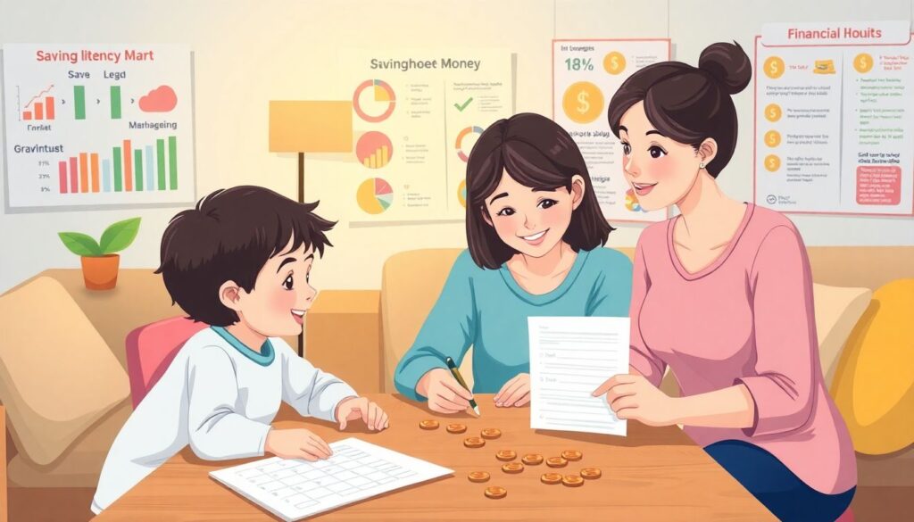 Как вовлечь детей в семейный бюджет и научить их финансовой ответственности Как вовлечь своих детей в семейный бюджет - иллюстрация