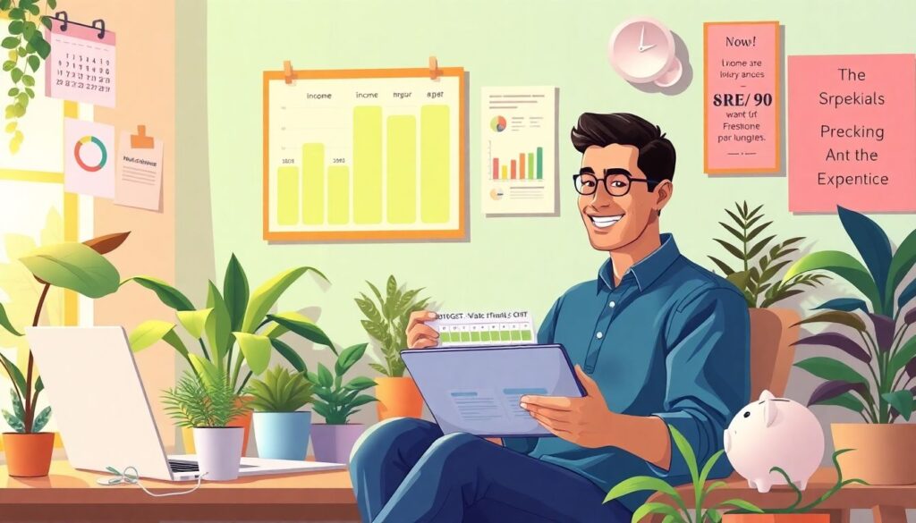 Как составить бюджет для фрилансера и эффективно управлять своими доходами Как составить бюджет, который подходит для вашего фрилансерского образа жизни - иллюстрация