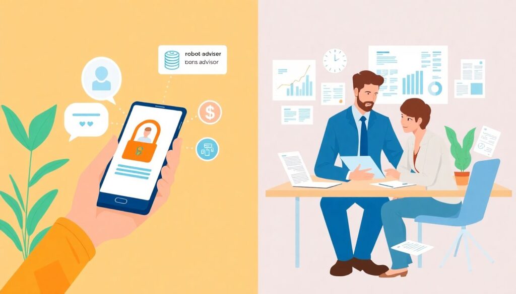 Робо-советник или финансовый консультант: как выбрать и эффективно работать Как работать с робо-советником или финансовым консультантом - иллюстрация