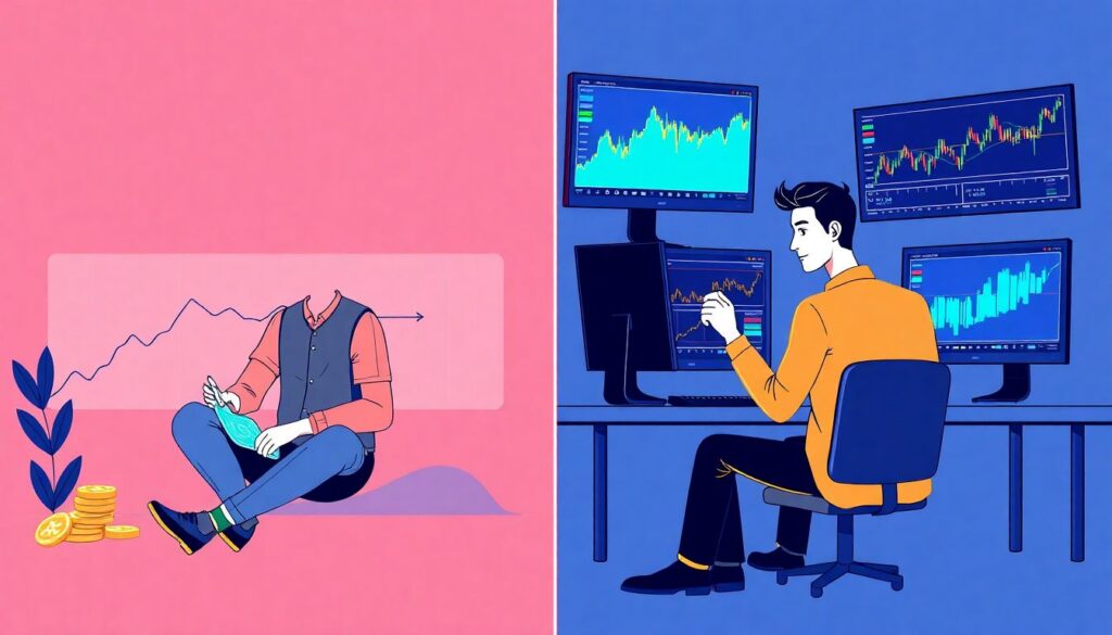 Инвестирование в криптовалюту: риски и выгоды для начинающих и опытных инвесторов Риски и выгоды инвестирования в криптовалюту - иллюстрация