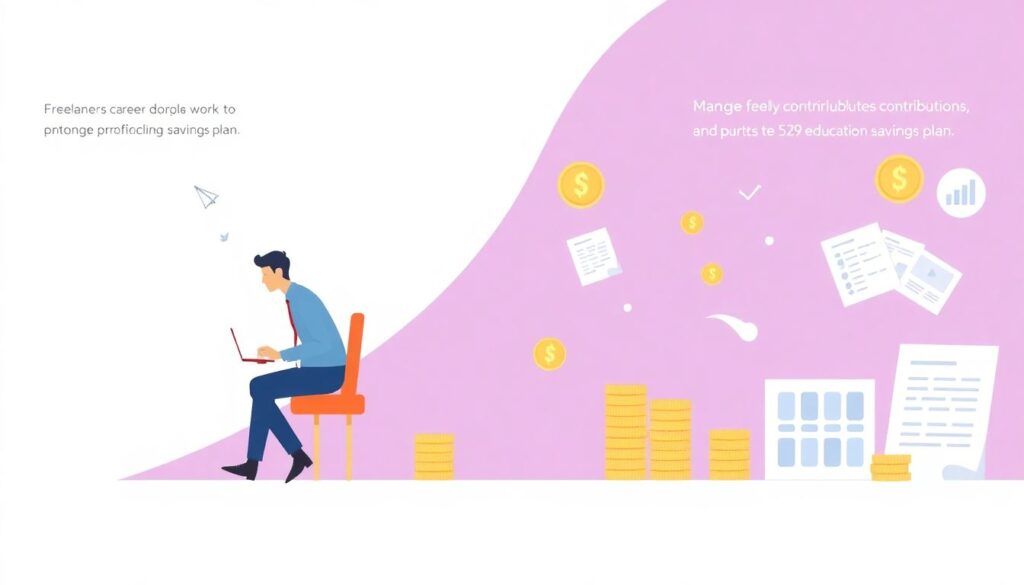 Лучшие планы сбережений на колледж для фрилансеров: как выбрать план 529 и другие Лучшие планы сбережений на колледж для фрилансеров (планы 529 и т.д.) - иллюстрация