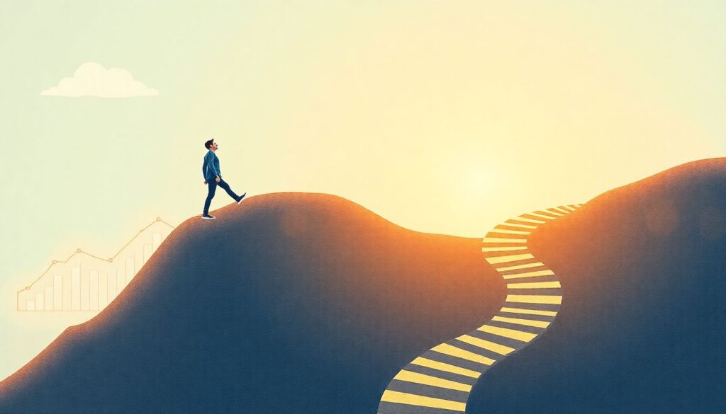 Как справляться со взлетами и падениями фрилансерской жизни - иллюстрация