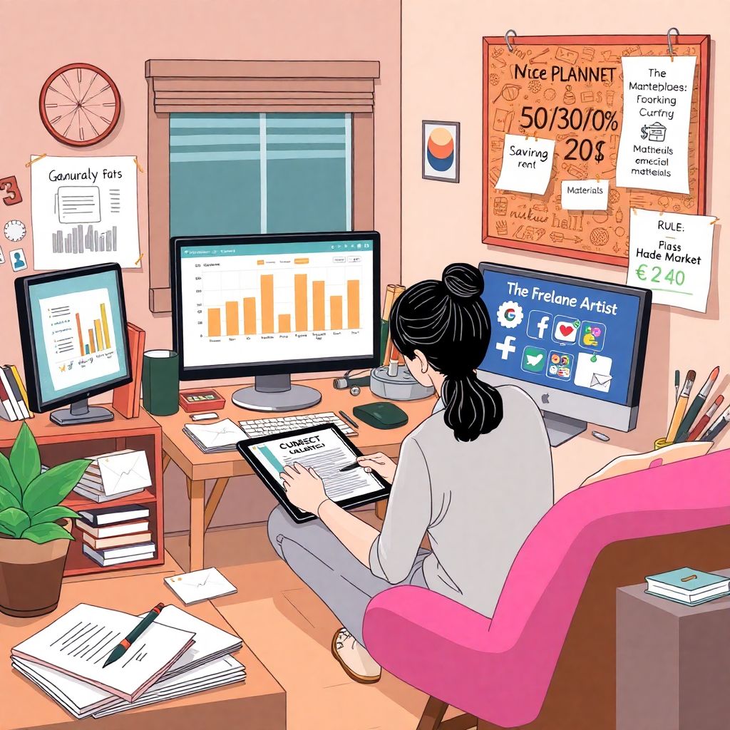 Как управлять своими финансами в качестве фрилансера художника